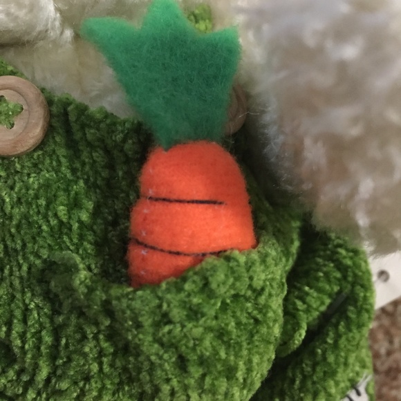 Berkeley Designs Easter Rabbit In Knit overalls - Picture 5 of 6